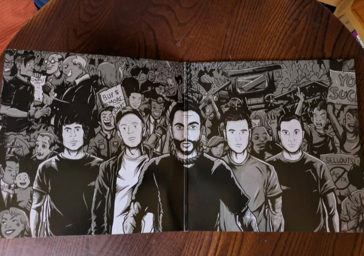 A Day To Remember – Common Courtesy – 12″ Double Vinyl Green/Black Marble Record