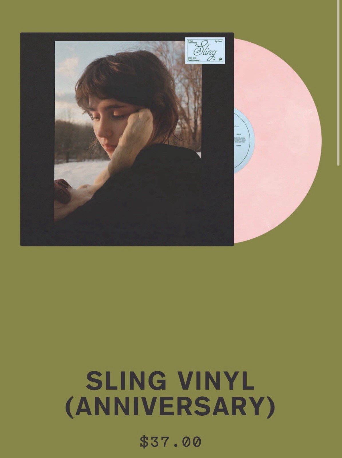 Clairo Sling 5 Year Anniversary Pink Colored Vinyl LP 12″ Record – Presale 9.14