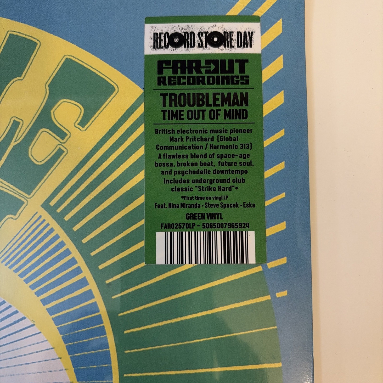 Troubleman Time Out Of Mind Green Brand New Sealed Vinyl LP