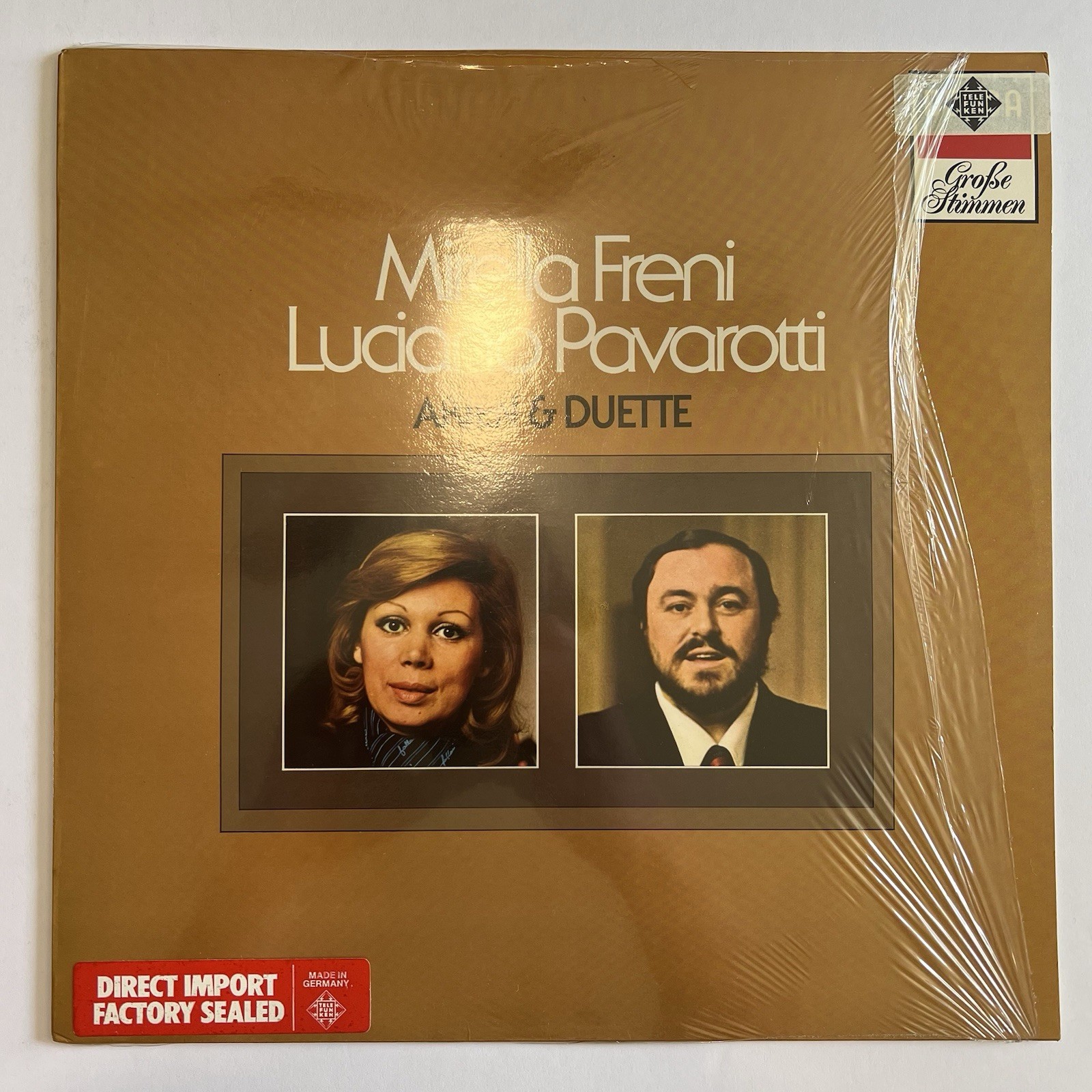 Freni & Pavarotti – Arien & Duette (German Import, Decca LC 0171)