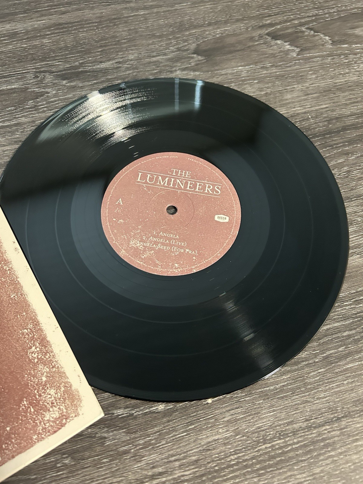 Song Seeds EP- The Lumineers Dualtone 2017 10” Vinyl