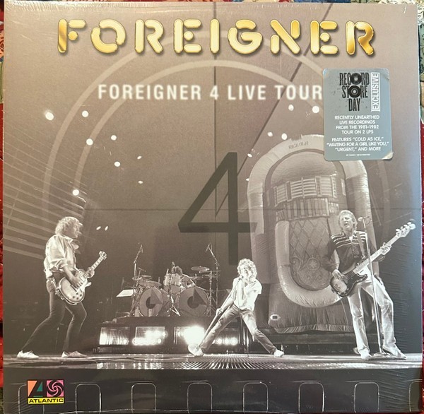 Foreigner 4 Live Tour Vinyl 2LP RSD 2026 New