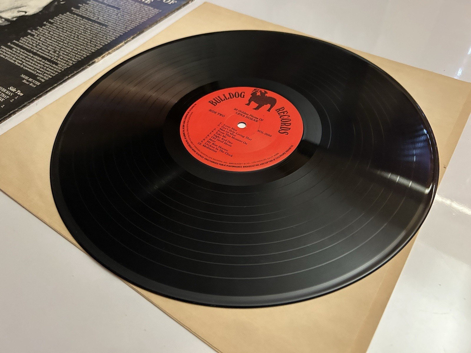 LENA HORNE 20 Golden Pieces Of Lena Horne Vinyl Record LP NM-/VG+ Pop Vocal Jazz