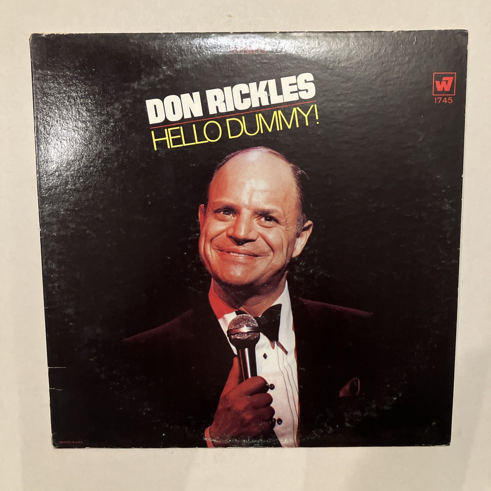 Don Rickles ‘Hello Dummy!’ 1968 12” Vinyl Record – Warner Bros