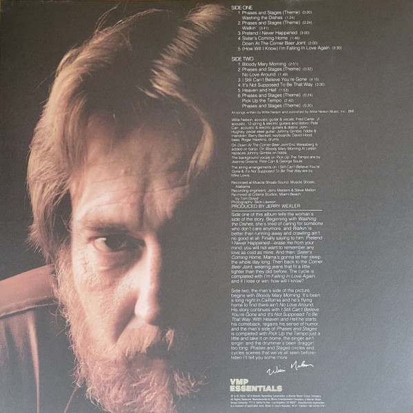Willie Nelson – Phases And Stages – COUNTRY *NEW/COLOR/VMP*