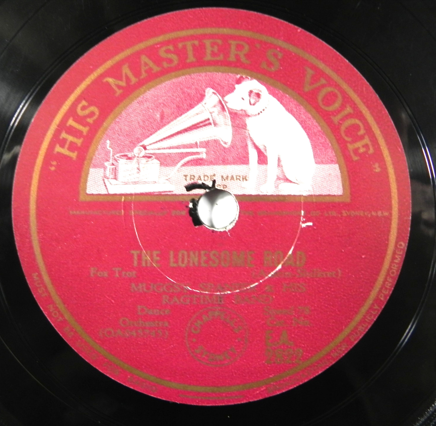 Muggsy Spanier – Lonesome Road / Mandy, Make Up Your Mind 1942 Australian Press