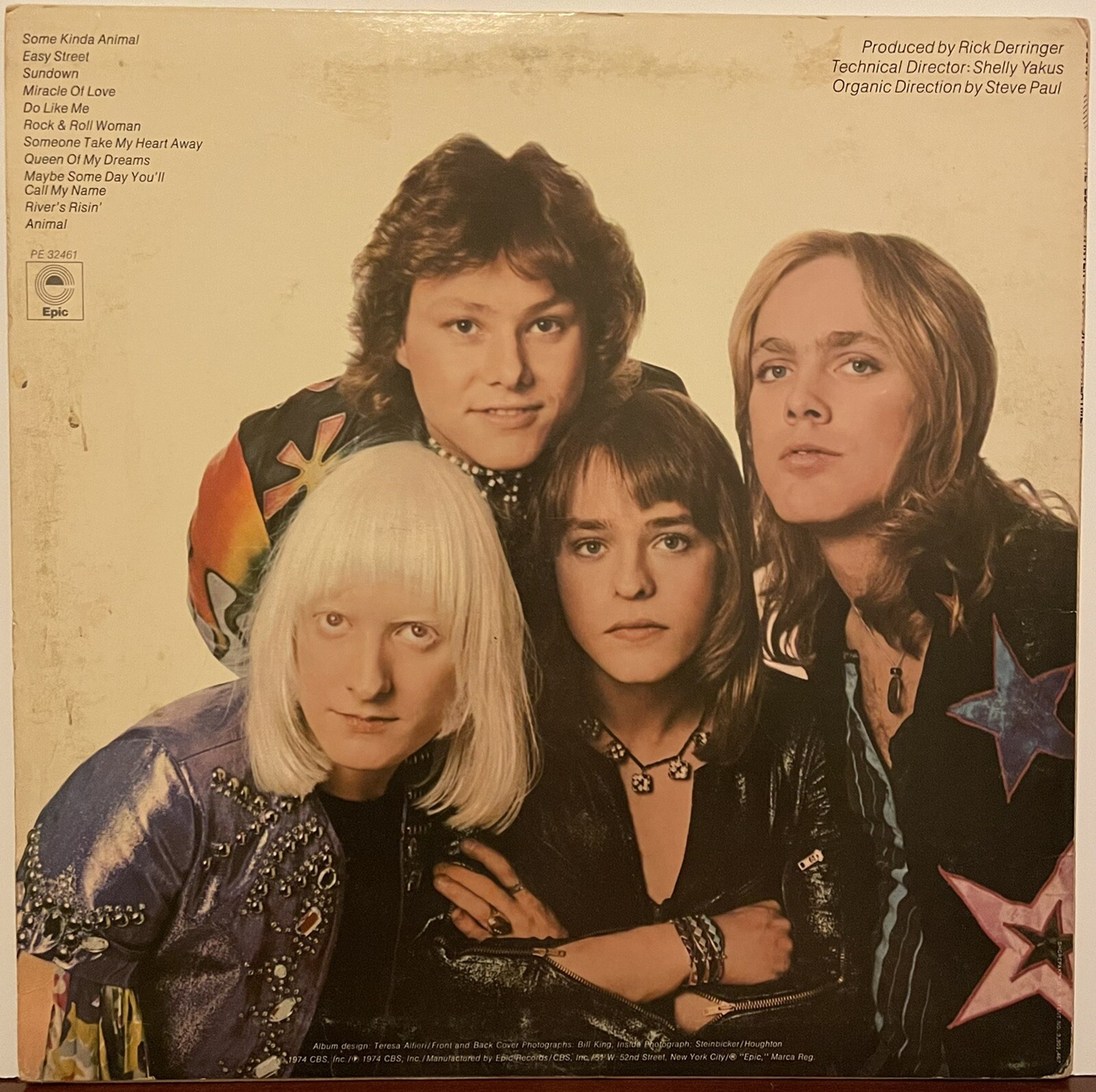 EDGAR WINTER GROUP Shock Treatment 1974 PE32461 Vinyl Album UltraSonic Clean EX
