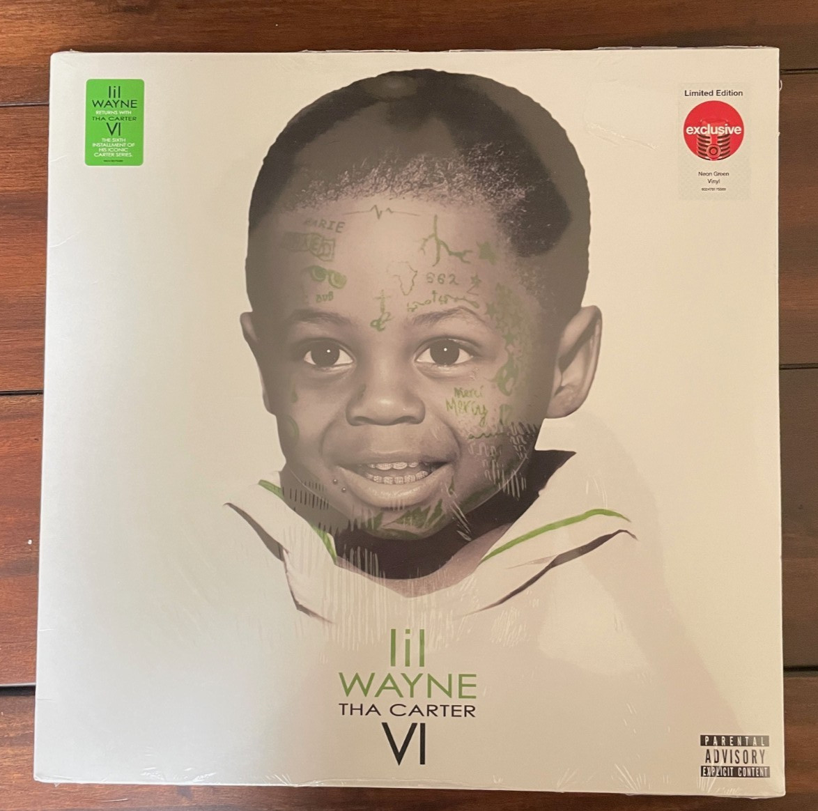 Lil Wayne Tha Carter VI Limited Neon Green Color Vinyl LP Record Sealed New