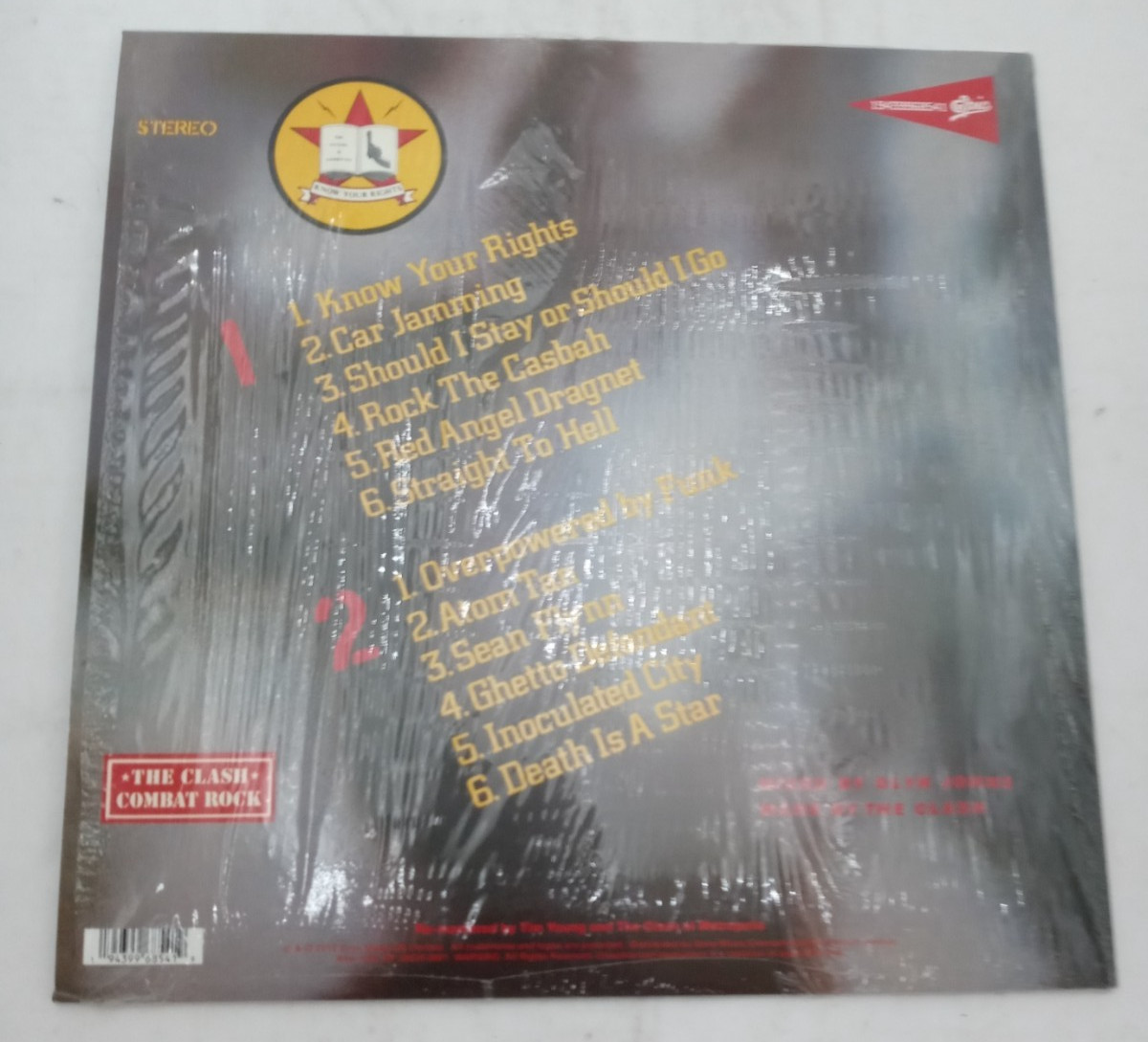 The Clash Combat Rock Exclusive Red Vinyl LP limited Ed 194399685419