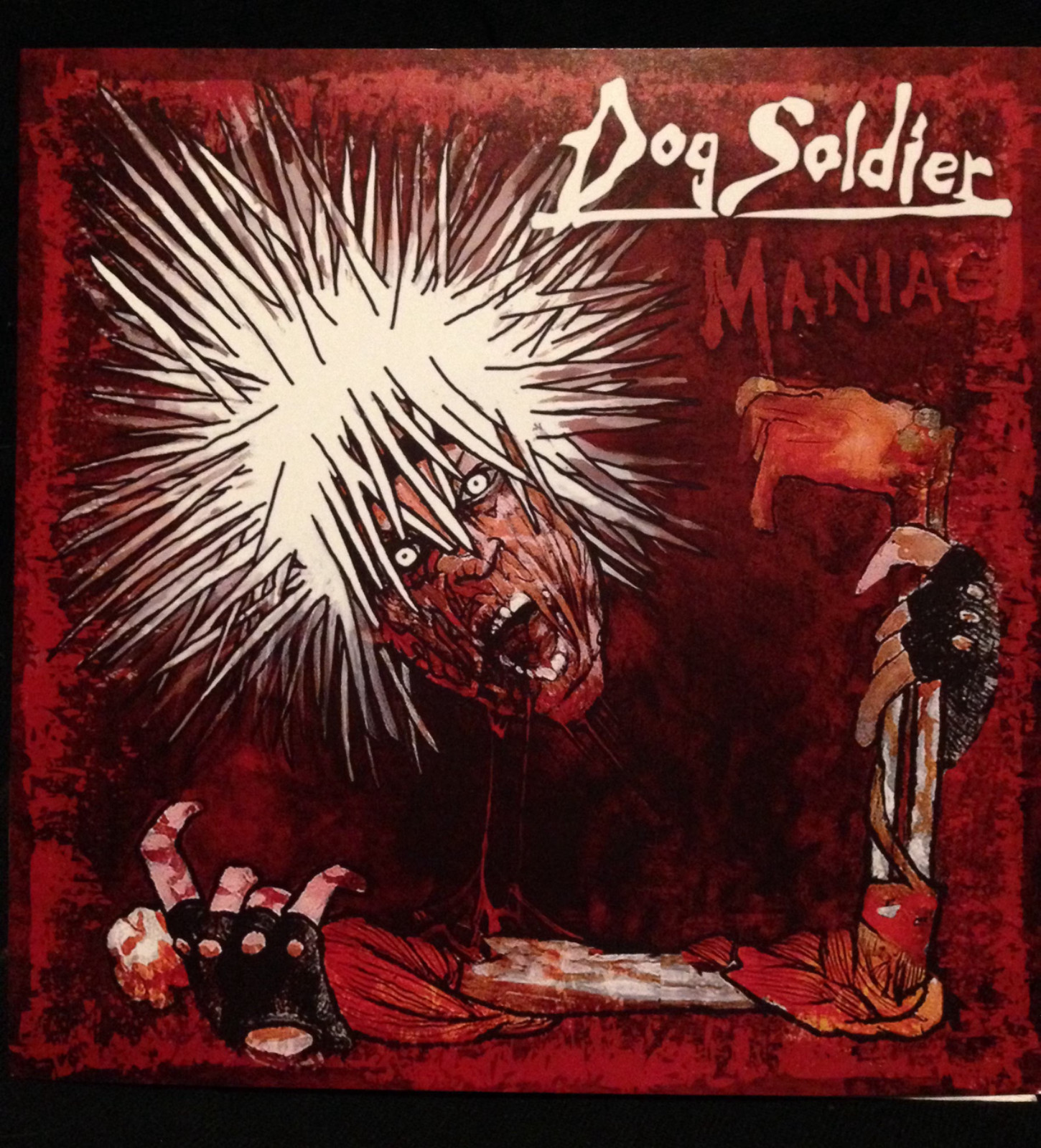 DOG SOLDIER maniac 7″ punk hardcore thrash defiance dbeat toxic holocaust mpds