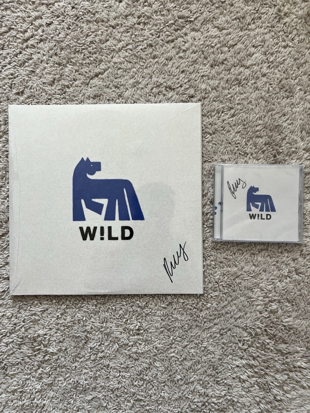 Russ Wild W!LD Hand Signed / Autographed Vinyl LP & CD Lot Of 2: Factory Sealed