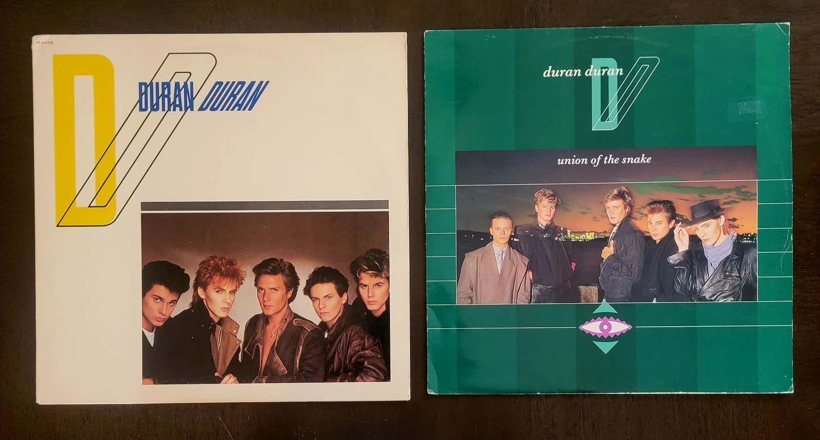 DURAN DURAN 2 VINYL LOT SELF TITLED & UNION OF THE SNAKE 12 INCH