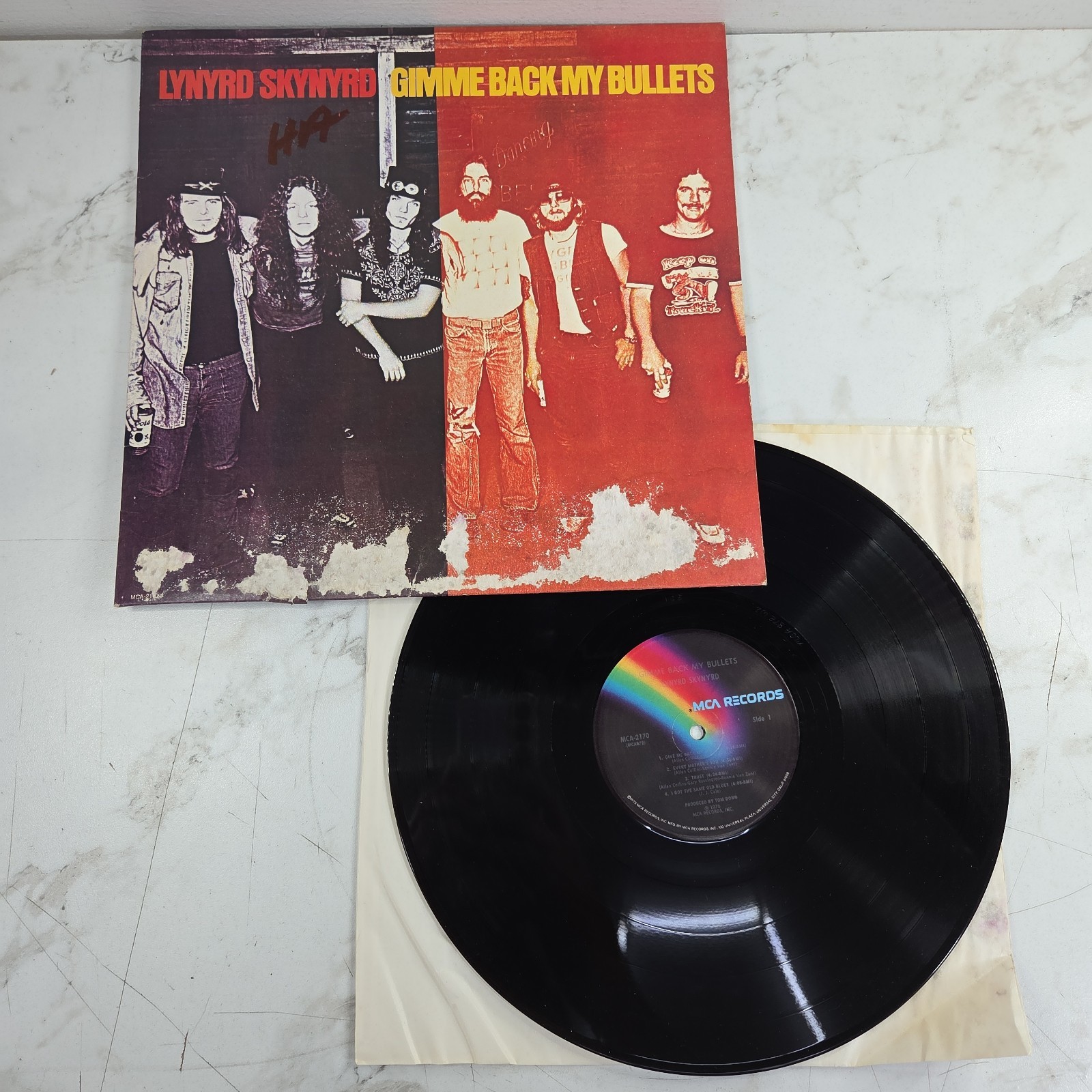 Lynyrd Skynyrd Gimme Back My Bullets LP Vinyl Record 1976 MCA-2170