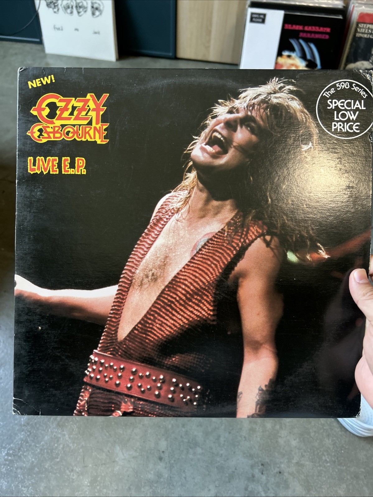 Ozzy Osbourne Live EP 1082 Jet Records Canadian Issue 12EXP 37640 VG+/VG+