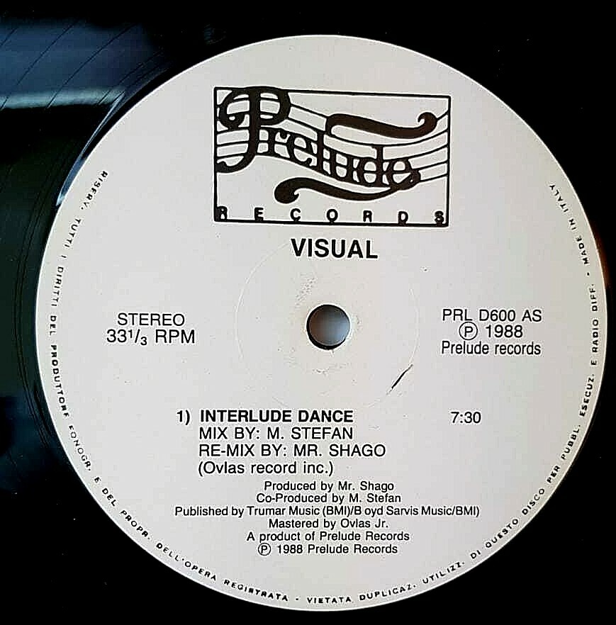VARIOUS – VISUAL – VINYL VG+/VG