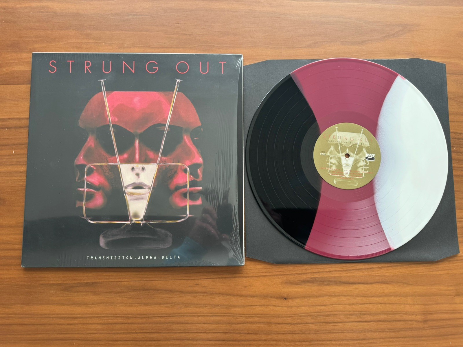 UNPLAYED STRUNG OUT Transmission Alpha Delta VINYL LP_nofx afi rancid day green