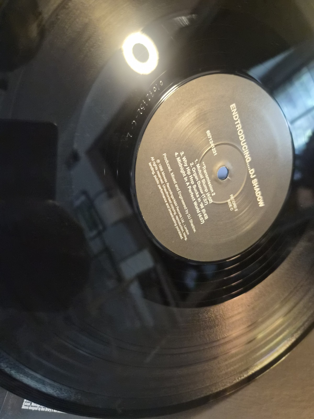 DJ Shadow Endtroducing 2LP Vinyl 1996 Mo’ Wax Classic Hip-Hop Record EX👍