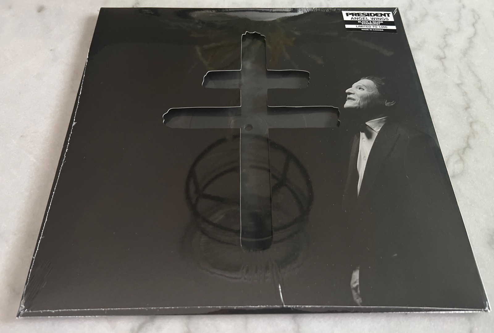 *SEALED* PRESIDENT ‘Angel Wings’ Black & Silver Starburst Vinyl LE/1000