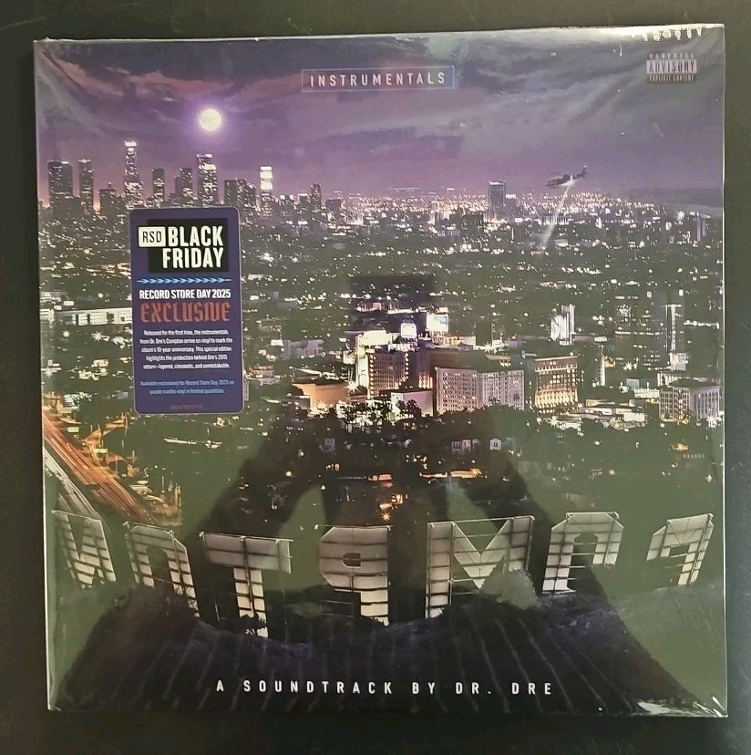 Dr Dre – Compton Soundtrack Instrumentals Color Vinyl 2LP SEALED Aftermath RSD