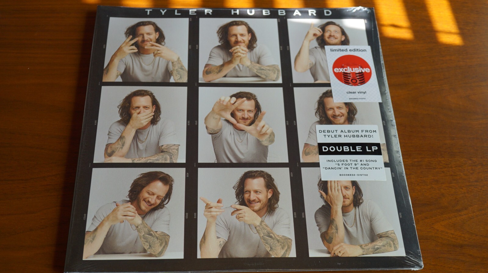 Tyler Hubbard Exclusive Limited Tyler Hubbard Clear Colored Vinyl Record 2XLP