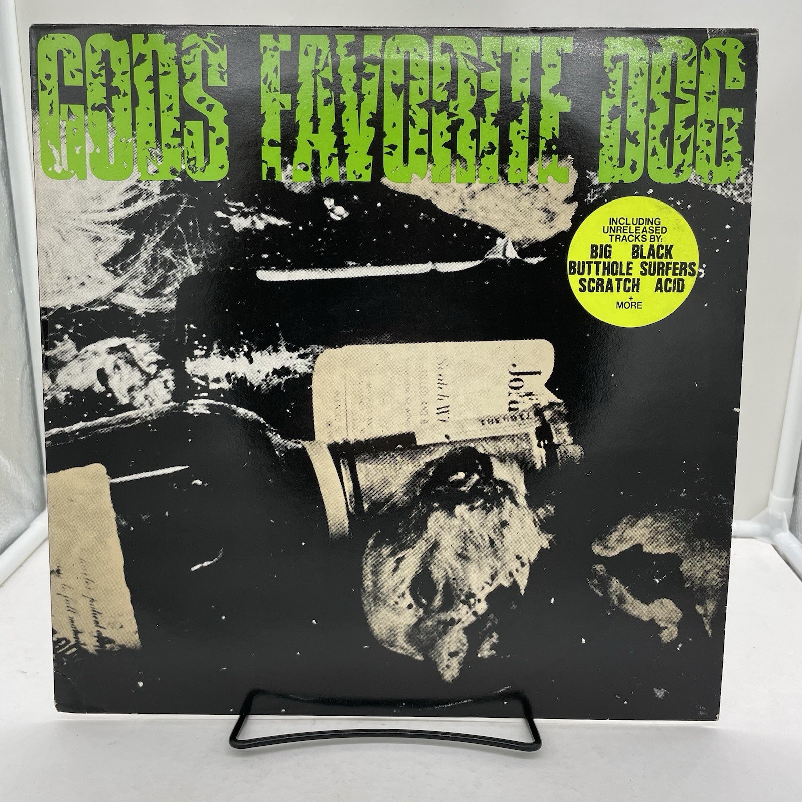 Gods Favorite Dog Touch And Go 1986 Vinyl Green Text Europe Big Black Killdozer