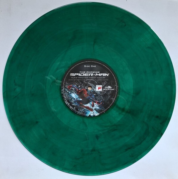 AMAZING SPIDER-MAN (Original Score) EU 2xLP Green & Black Marbled.#797/2000 Sony