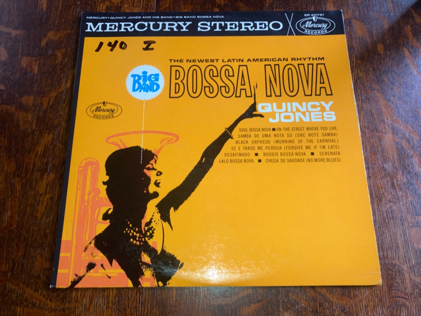 QUINCY JONES “Big Band Bossa Nova” US 1962 LP Promo Mercury (SR60751) VG