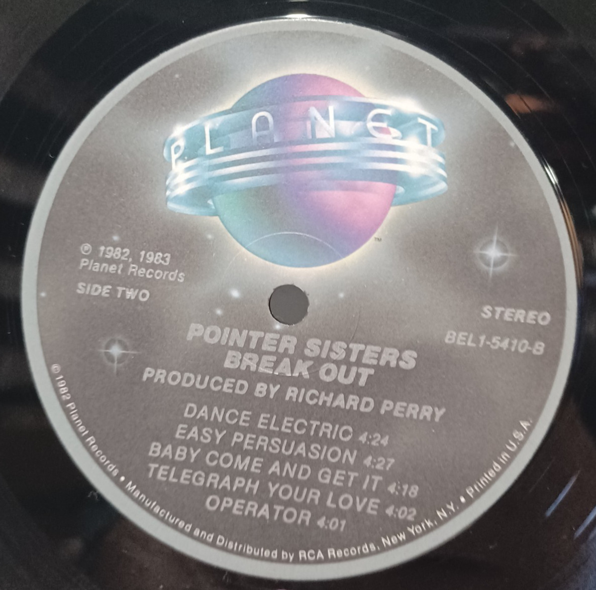 Pointer Sisters – Break Out LP – US 1983 – BEL1-5410 NM In Shrink w Hype