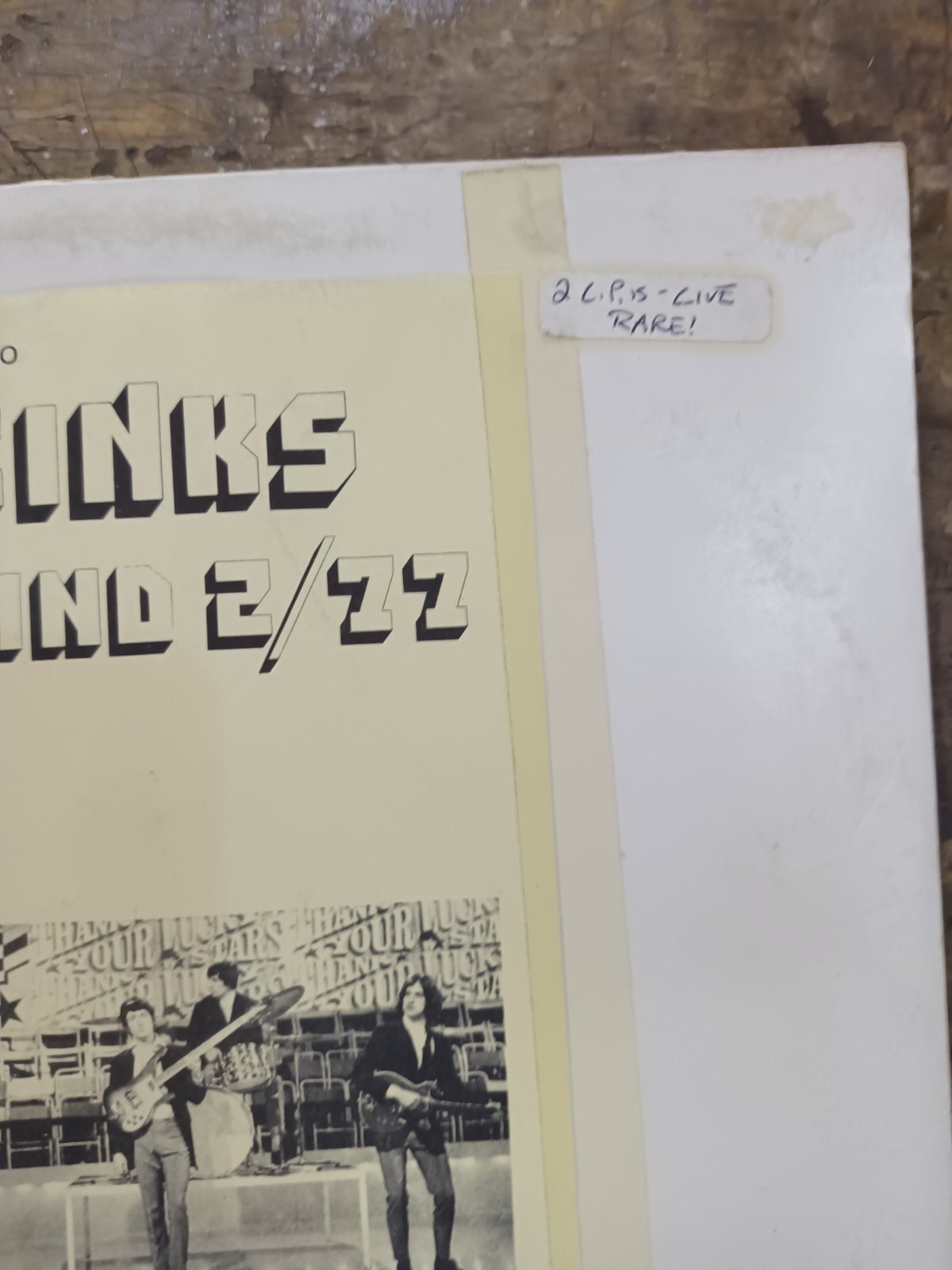 The Kinks Live Winter Land 2/77 Bootleg Vinyl