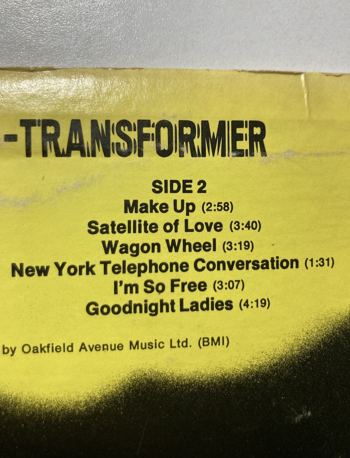LOU REED “Transformer” 1972 Vinyl LP RCA ‎AYL1-3806 (Best Buy 1980 Reissue)
