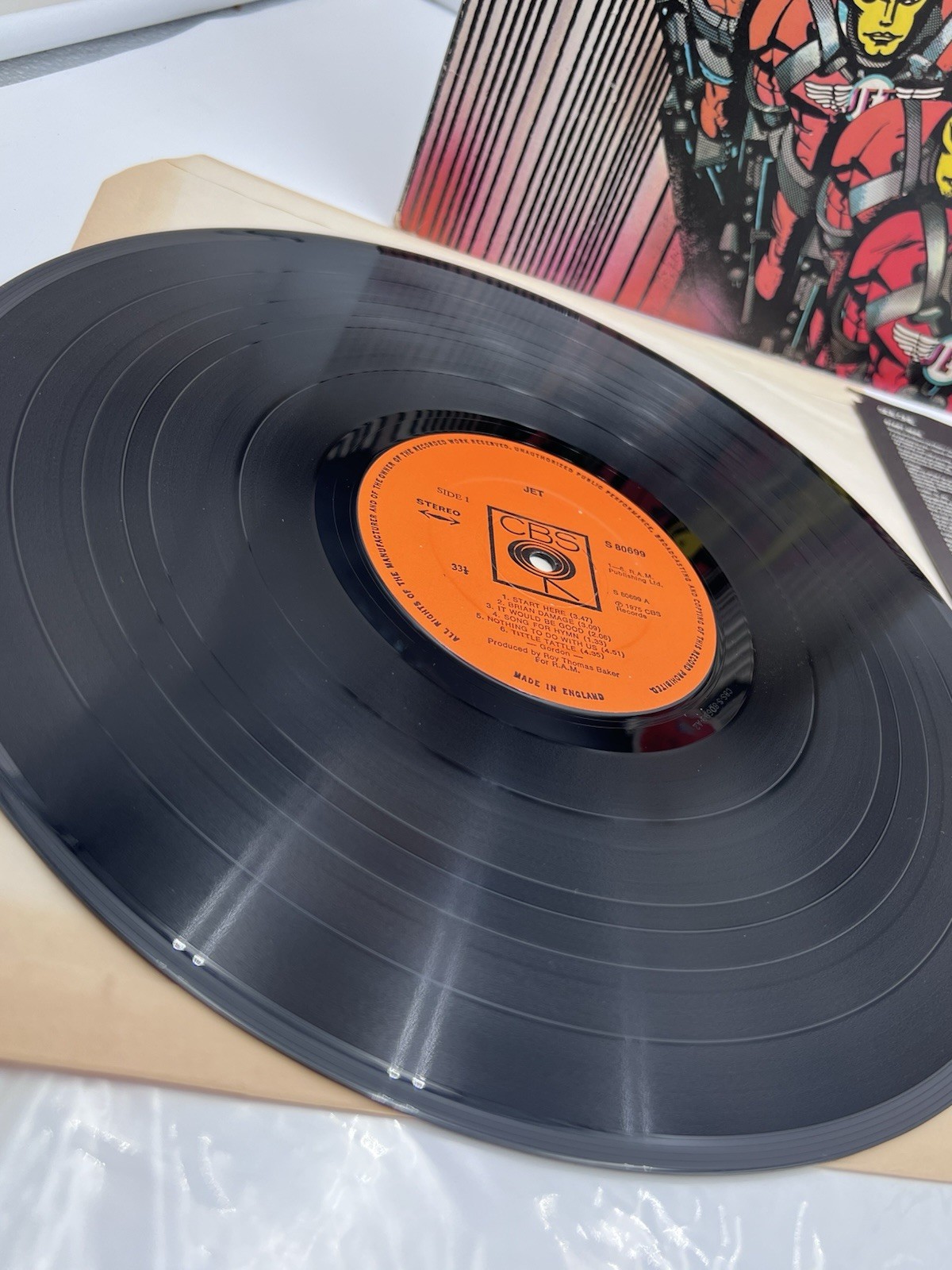 JET JET 1975 Import UK Jem FIRST PRESS VINYL LP CBS80699 33 RPM