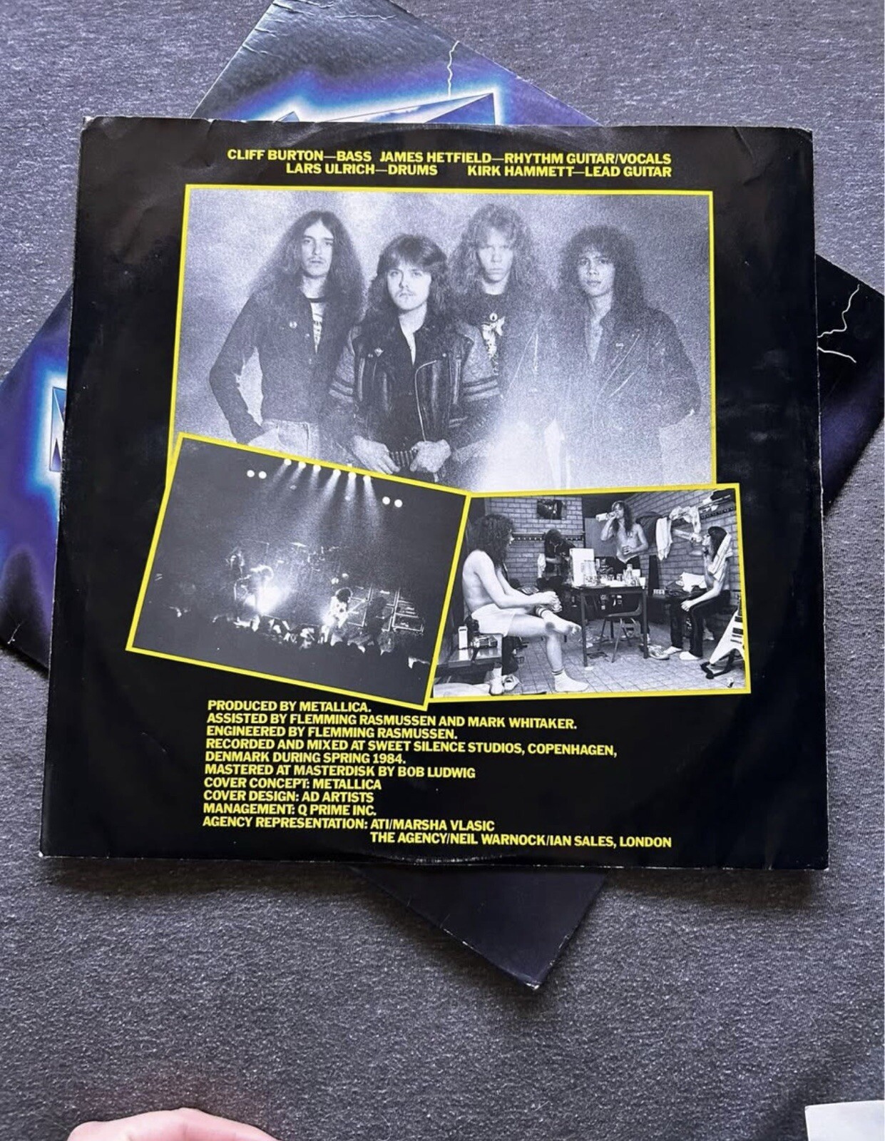 Metallica “Ride The Lightning” (1984) ***1984 Pressing***