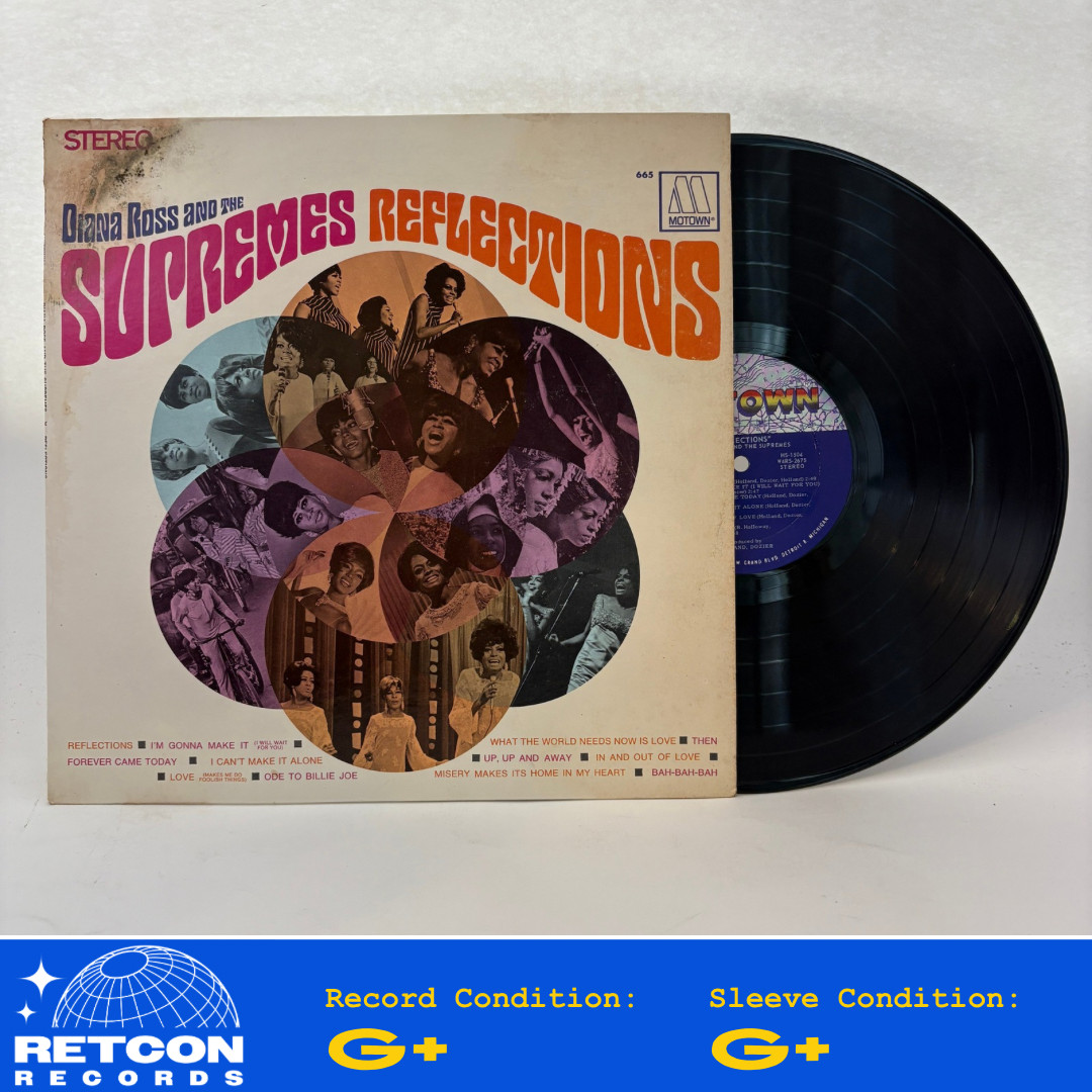 The Supremes – Reflections Vinyl LP Good Plus (G+)/Good Plus (G+)