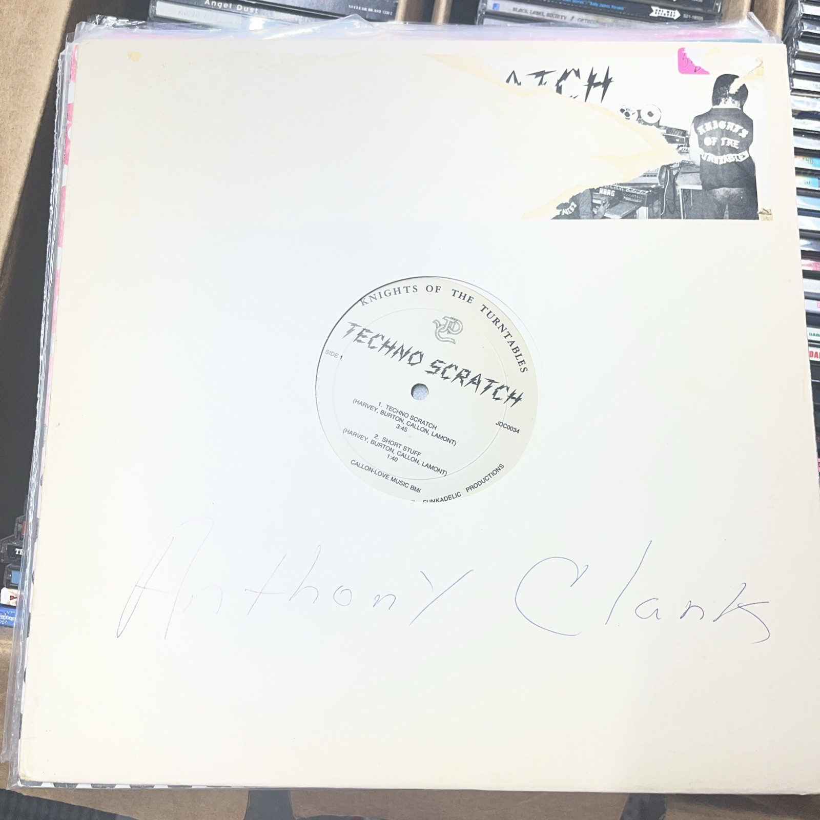 Knights Of The Turntables – Techno Scratch (12″) VG vinyl