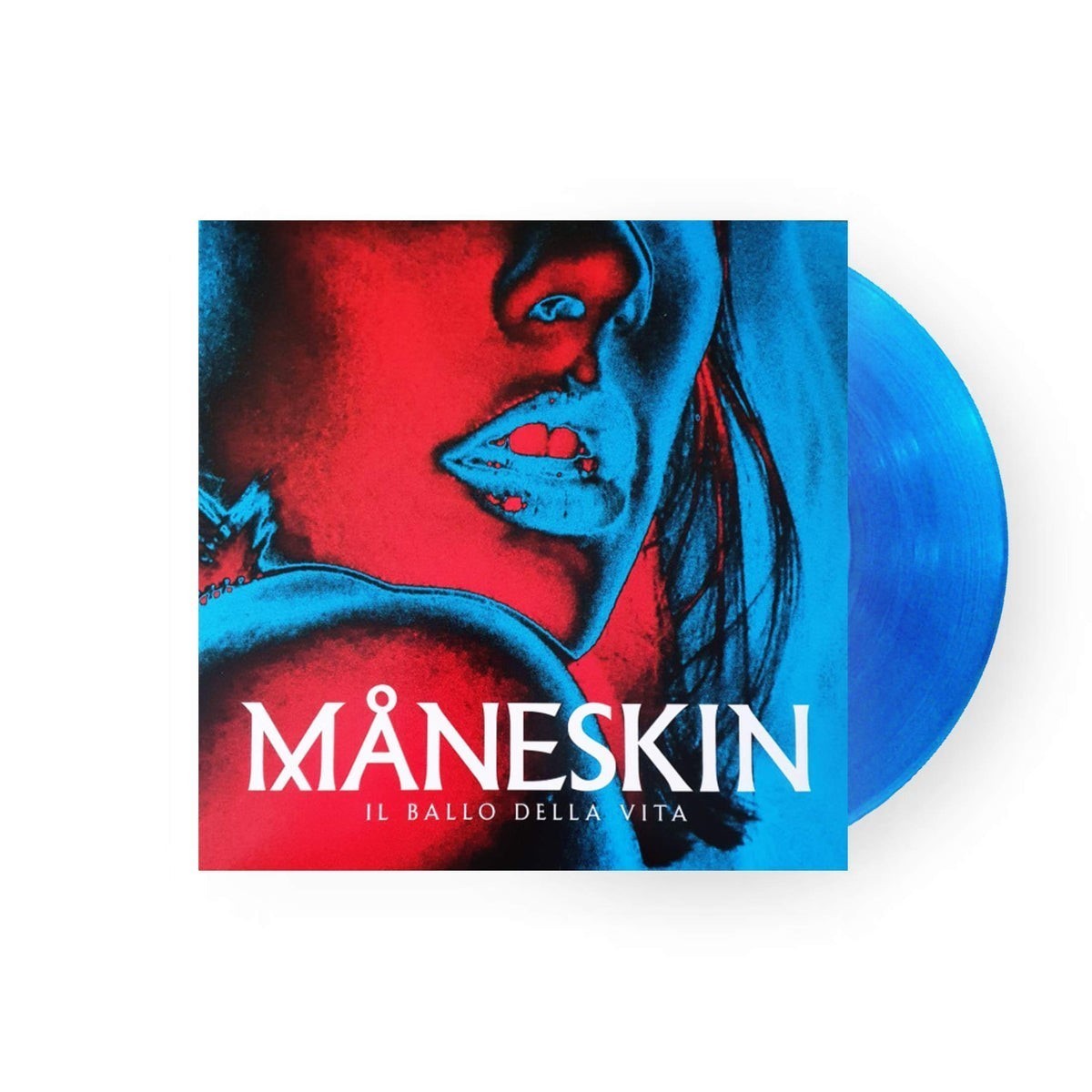 MANESKIN- Il Ballo Della Vita BLUE Coloured Vinyl LP NEW 2021 Eurovision