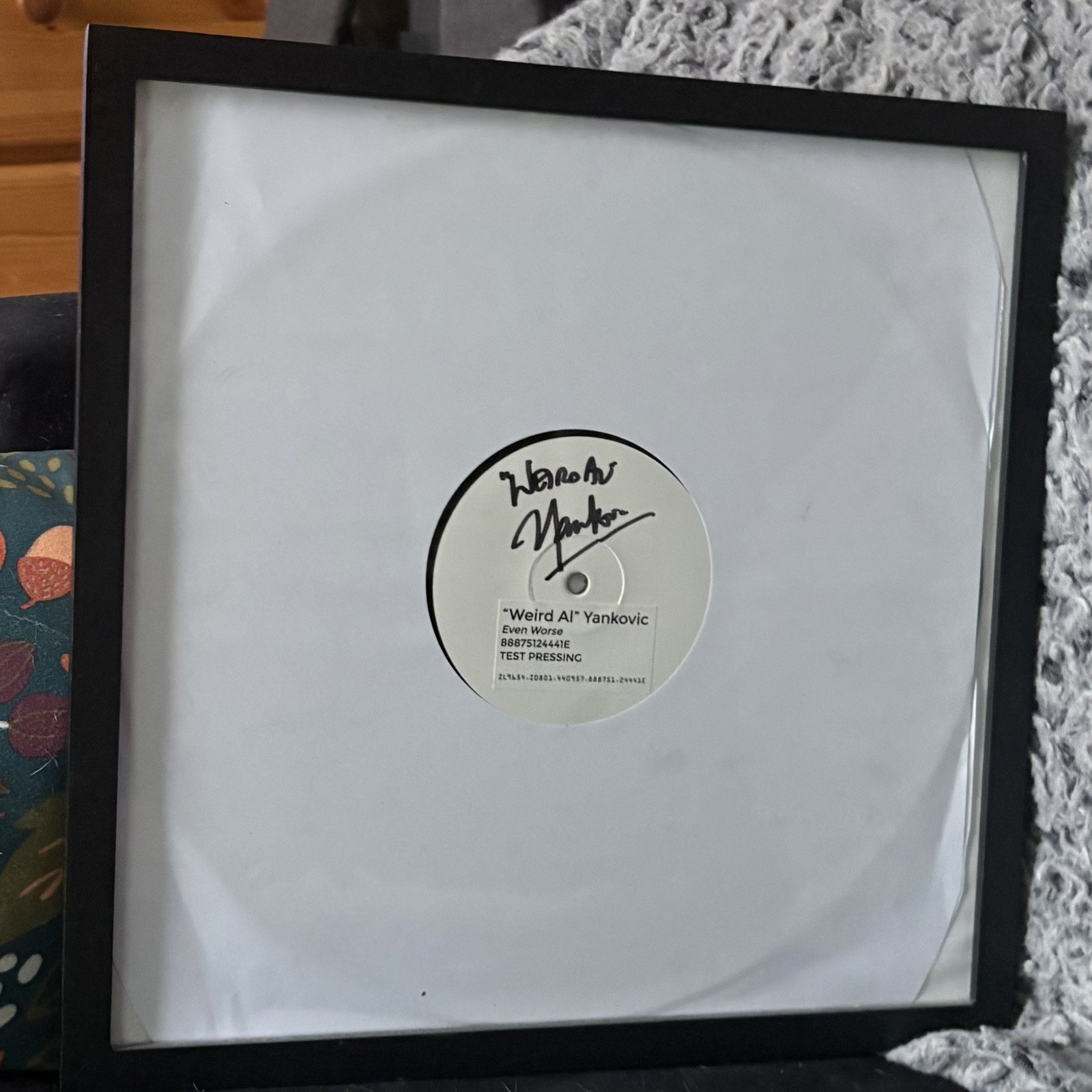 “WEIRD AL” YANKOVIC- “Even Worse” Autographed Test Pressing