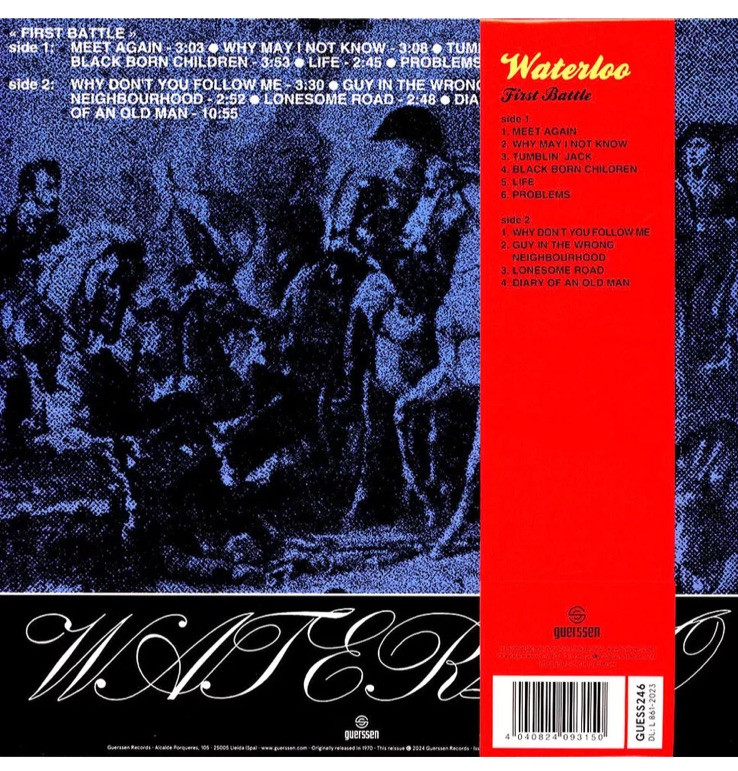 Waterloo First Battle Black Vinyl Edition 1970 EU Reissue New Sealed