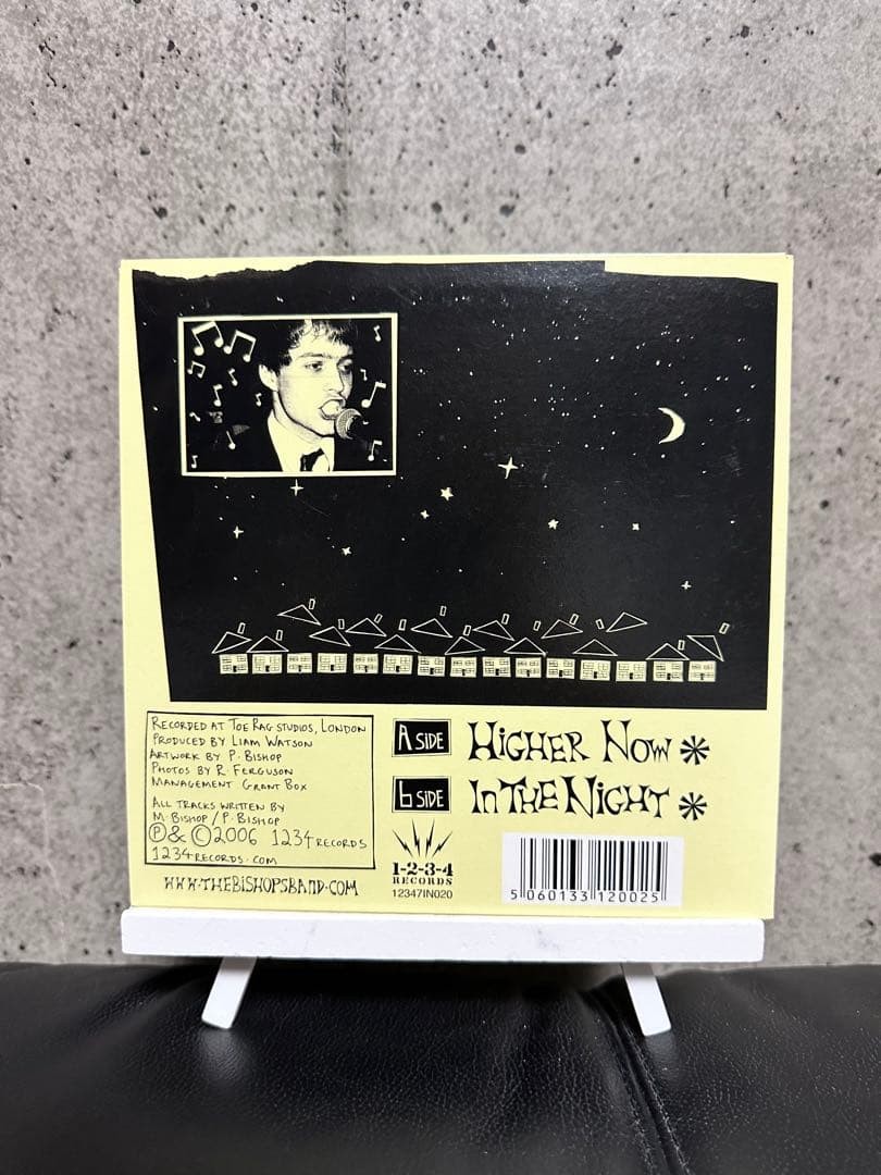 The Bishops 7 Inch Record Higher Now In The Night