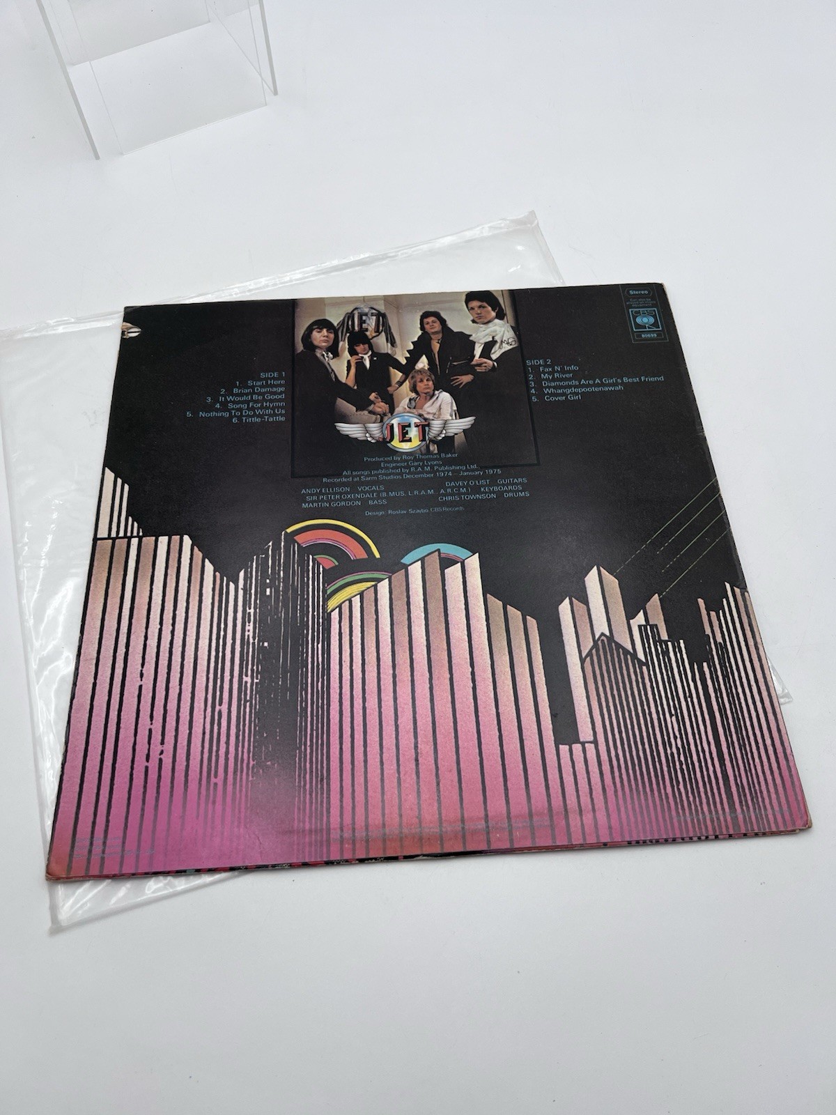 JET JET 1975 Import UK Jem FIRST PRESS VINYL LP CBS80699 33 RPM