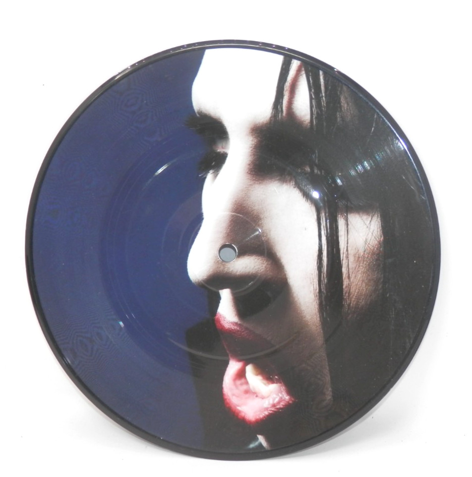 Marilyn Manson Heart-Shaped Glasses 7″ Vinyl Picture Disc LE 2007 UK Import Rock