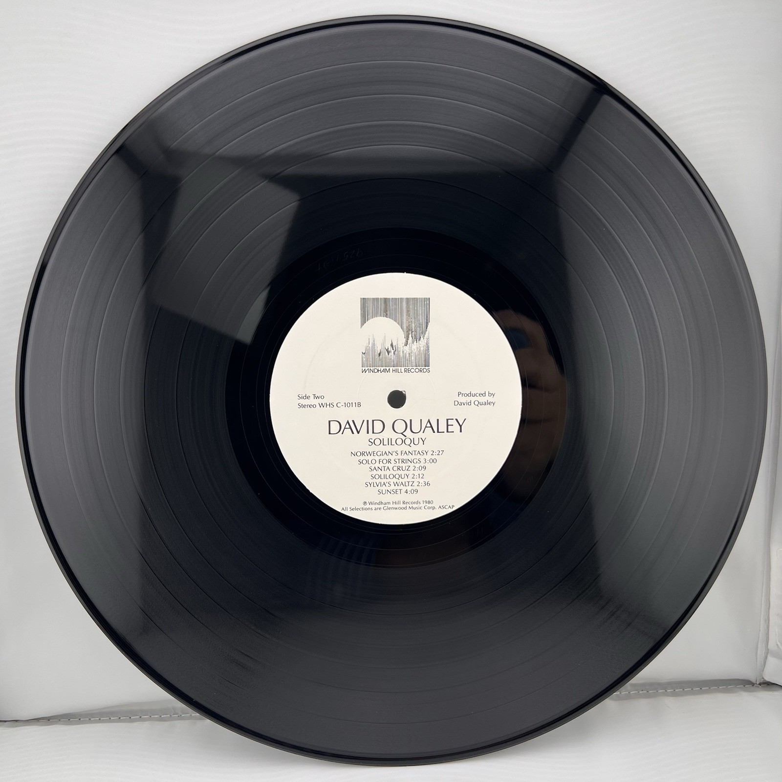 1980 David Qualey Soliloquy Contemporary Jazz Windham Hill Records Vinyl LP