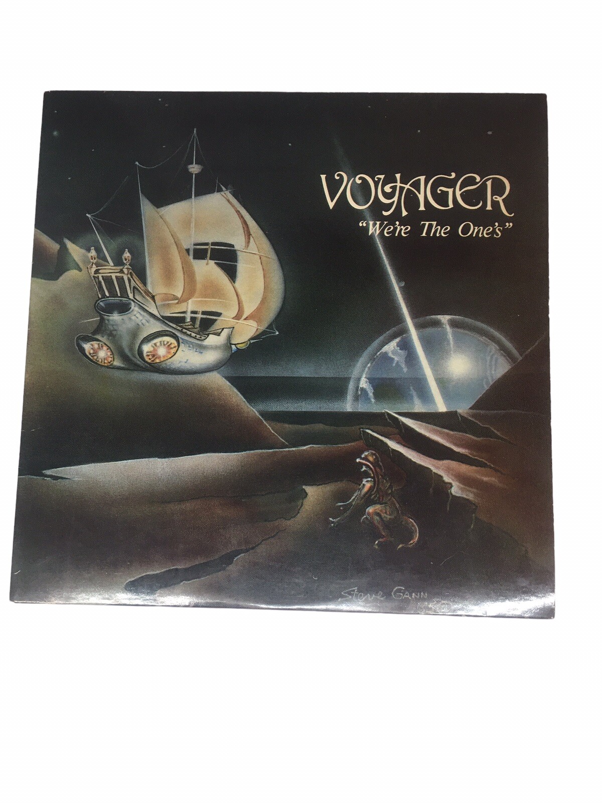 Voyager (25) Wer’e The one’s vinyl Album 1985 autographed by 3 members