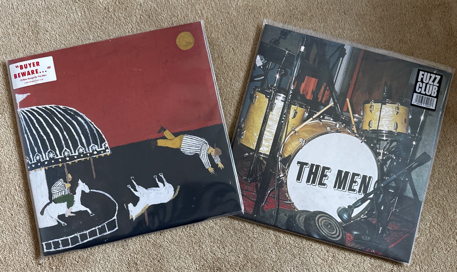 The Men New York City (White Vinyl) & Buyer Beware (Red Vinyl) Garage Rock
