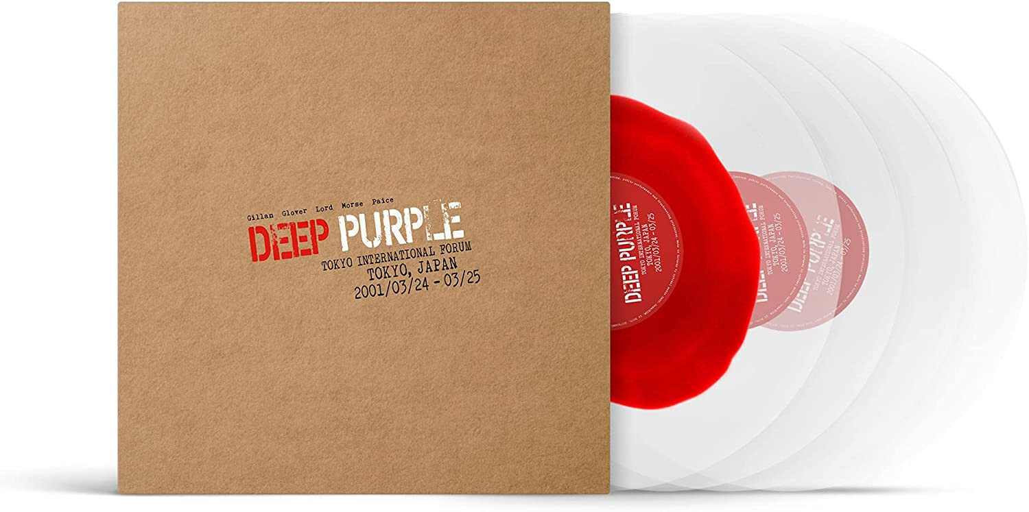 Deep Purple Live In Tokyo 2001 4 Colored Vinyl Lps White And Red New