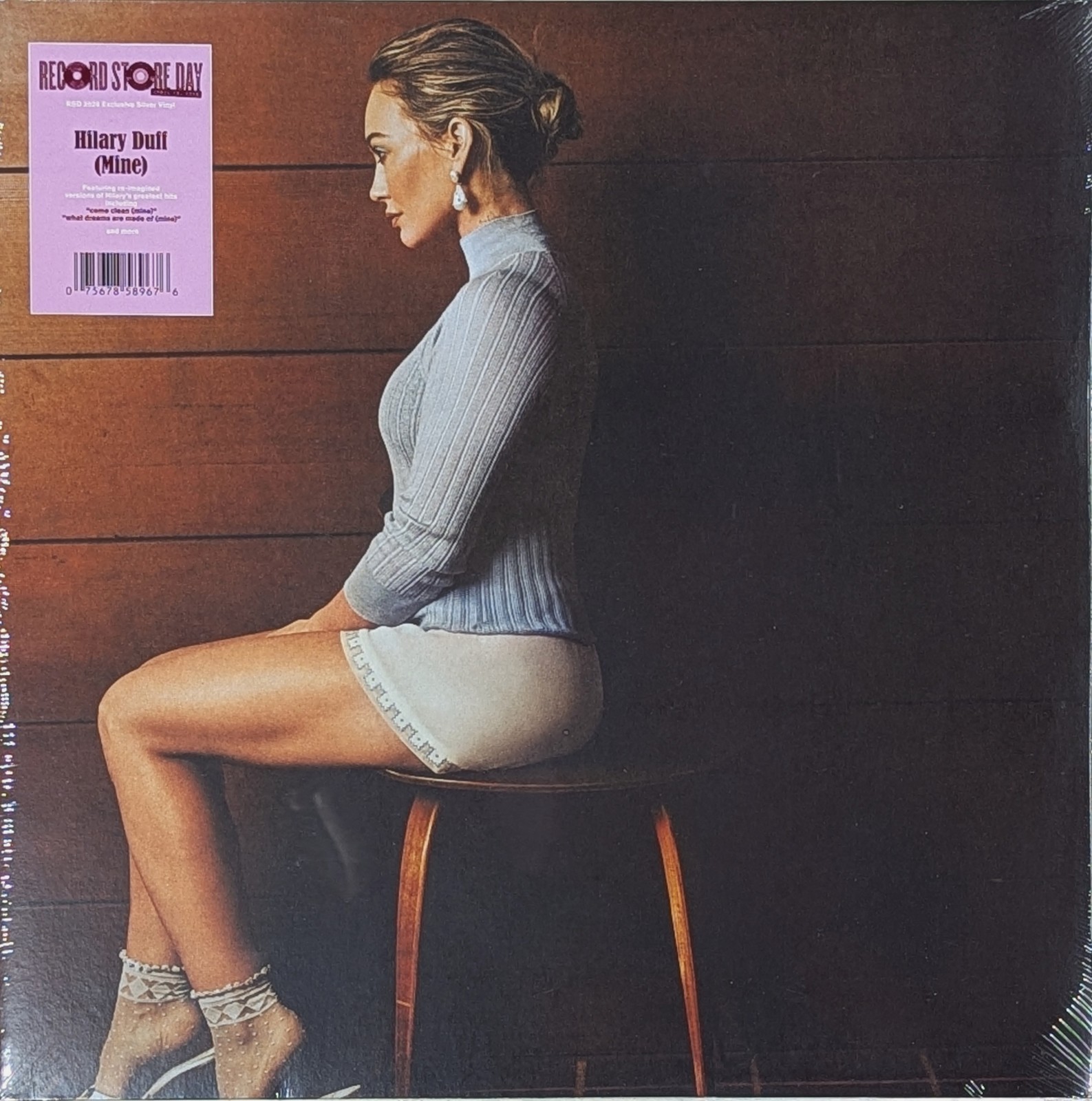 HILARY DUFF (Mine) SEALED limited edition LP Silver Vinyl RSD