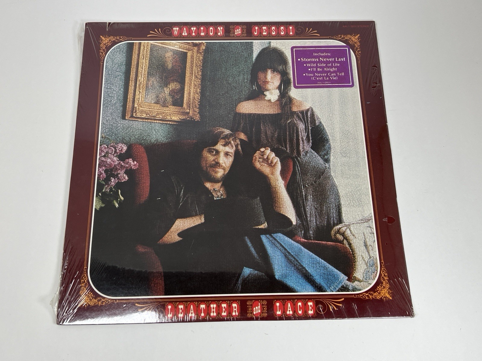 SEALED Waylon and Jessi ~ Leather and Lace ~ Original LP Vinyl Record 1981 NEW