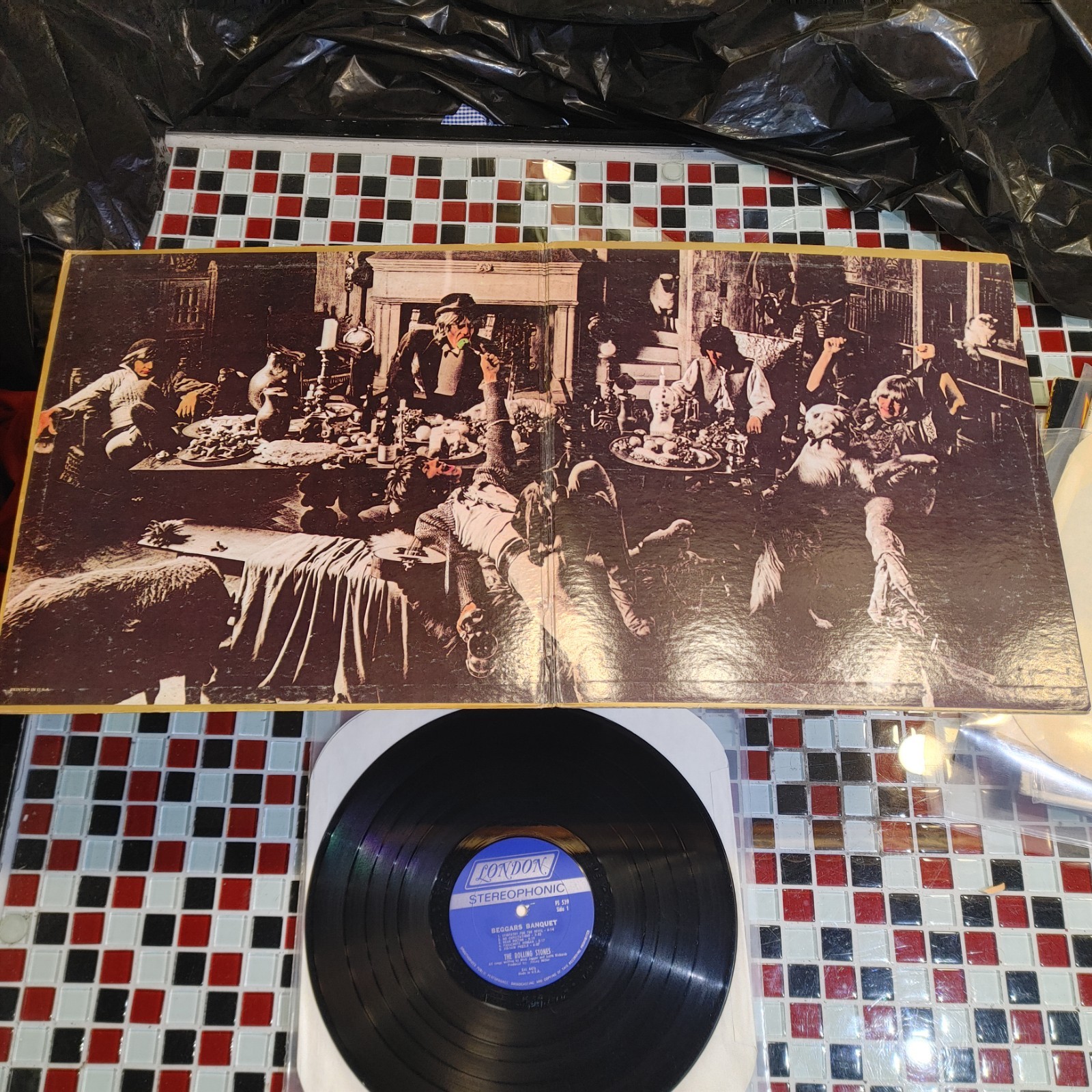 The Rolling Stones ~ Beggars Banquet ~ London PS 539 LP Stereo Vinyl Record