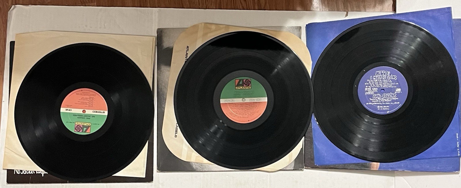 Phil Collins No Jacket Required Hello I Must be Going Face Value Vinyl LP
