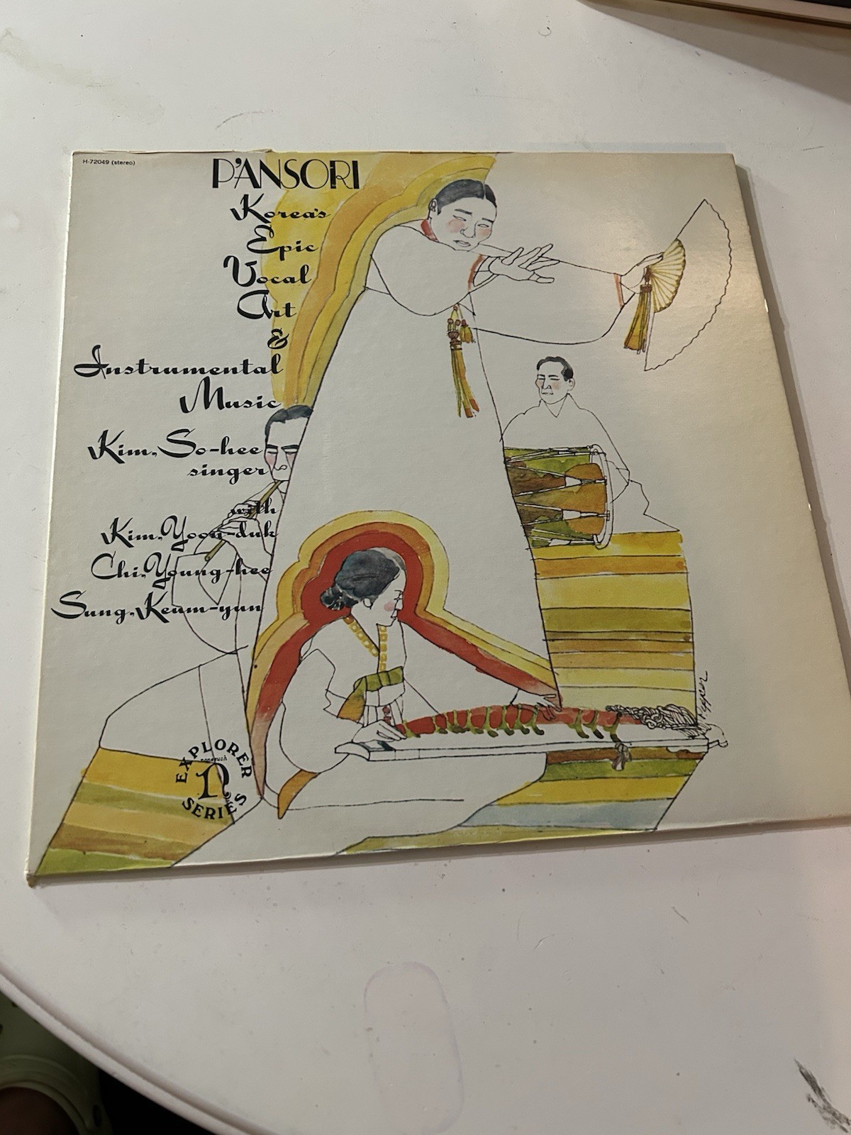 P’ansori Korea’s Epic Vocal Art & Instrumental Music Explorer Series H72049 1972