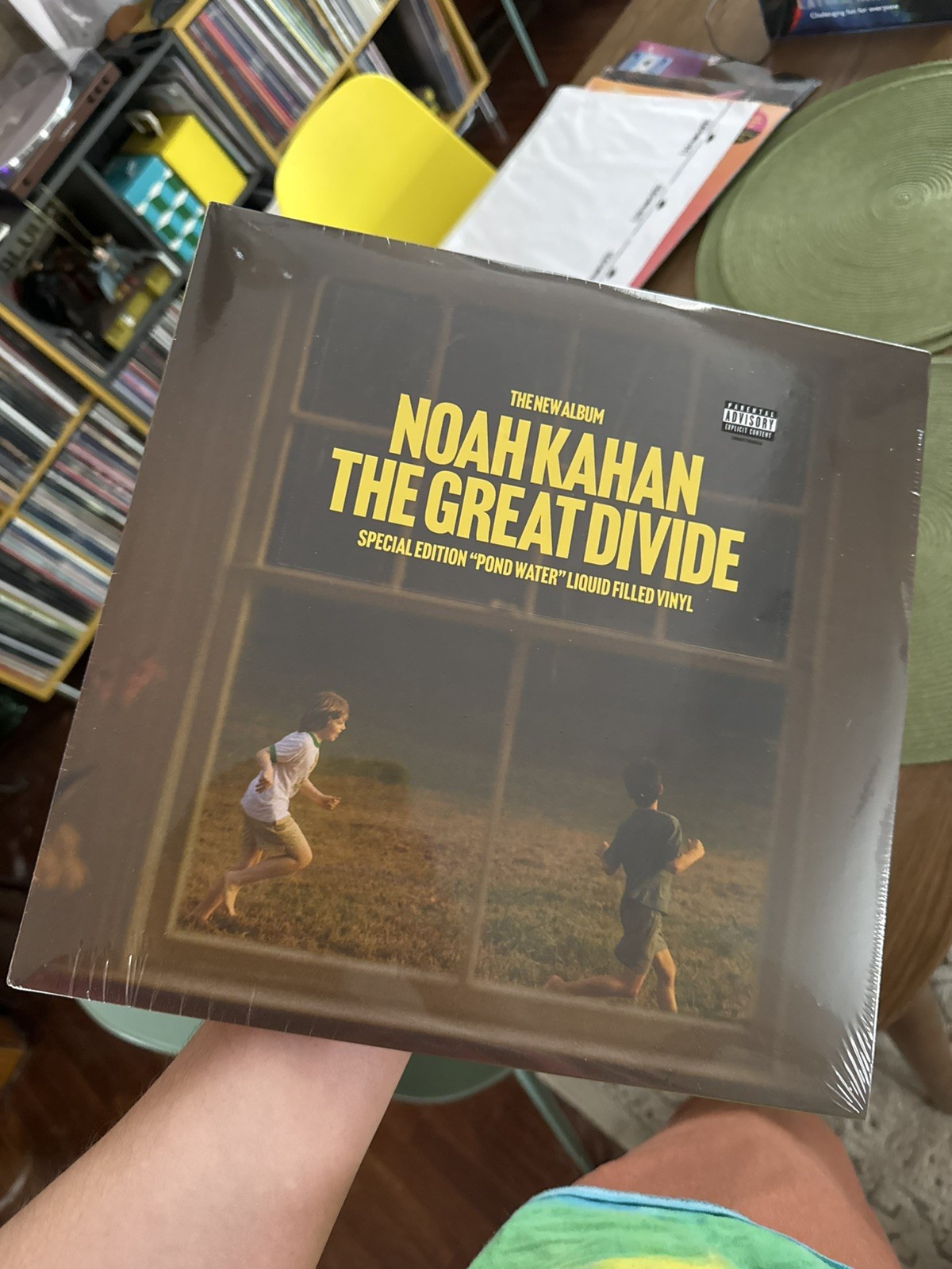 Noah Kahan The Great Divide Pond Water Bad World Blood Records Liquid Filled LP